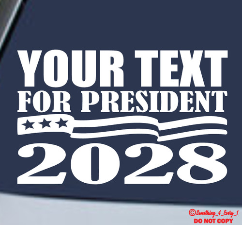 Your text for - your, (custom