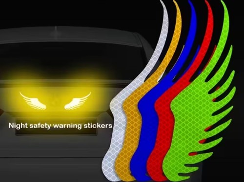 Pair reflective wing vinyl - wing,